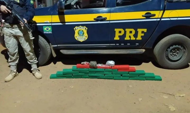 Durante fuga, homem abandona carro com drogas e mulher com filho no colo em Primavera do Leste