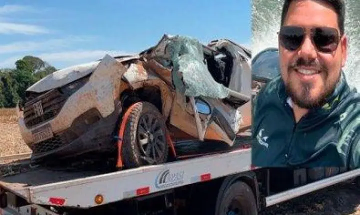 Engenheiro morre em acidente após carro capotar na MT-242