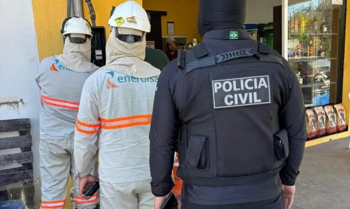 Estabelecimentos comerciais são alvo de operação da Polícia Civil para apurar denúncias de fraudes no registro de energia