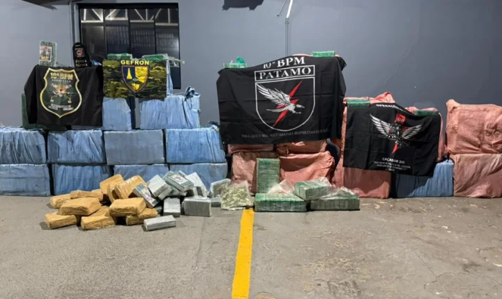 Forças de segurança de MT e RO apreendem 900 quilos de cocaína e causam prejuízo de R$ 16,2 mi às facções criminosas