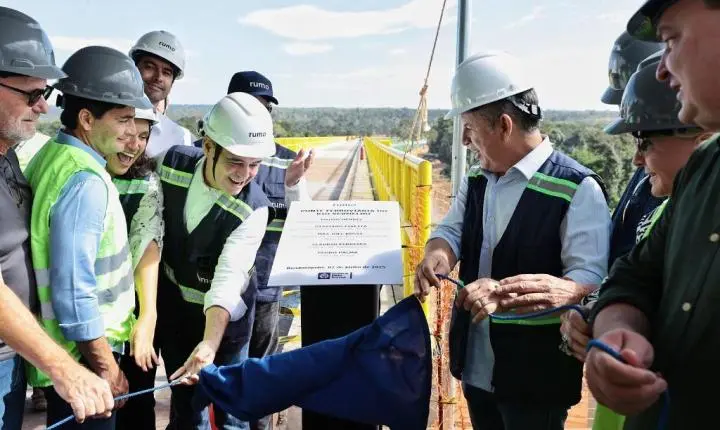 Governo de MT e Rumo entregam 1ª ponte da Ferrovia Estadual: 