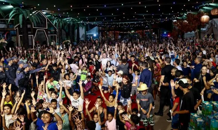Governo de MT reúne mais de 17 mil crianças em noite de abertura do Dia do SER Família Criança