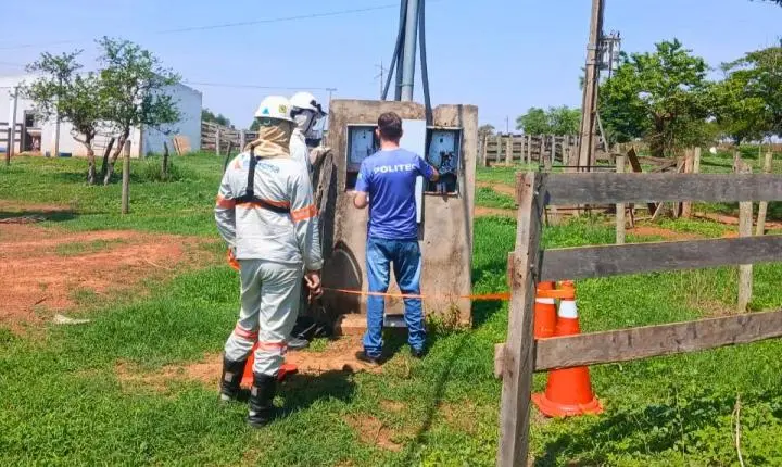 Haras é flagrado furtando energia em Rondonópolis; responsável é preso