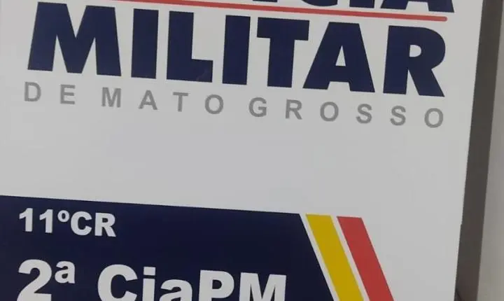 Homem é conduzido pela PM após denuncia de disparos de arma de fogo em Paranatinga