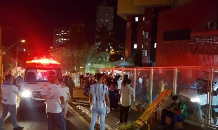 Incêndio atinge hospital municipal em Cuiabá e pacientes são retirados às pressas