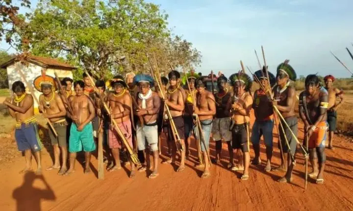Indígenas de MT protestam contra projeto que muda demarcação de terras