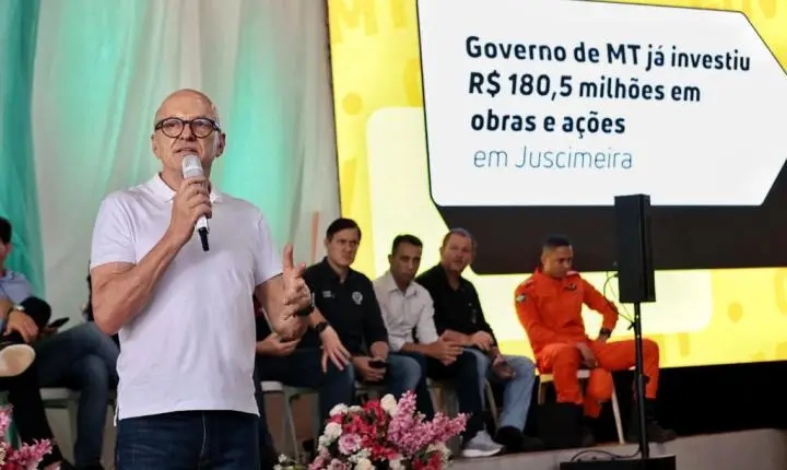 Juscimeira recebe mais R$ 9,7 milhões em obras e investimentos do Governo de MT