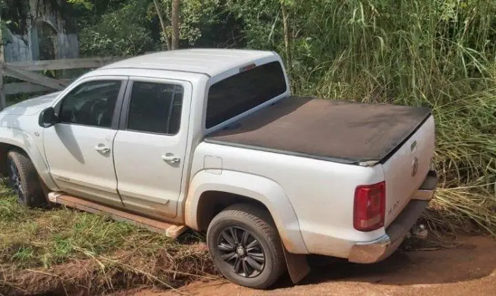 Pai e filho são sequestrados e têm Amarok roubadas em MT