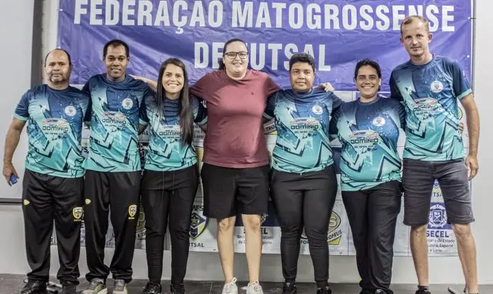 Paranatinga; Árbitros participam do 12º EMAF 2026 realizado pela Federação Matogrossense de Futebol de Salão FMFS em Cuiabá