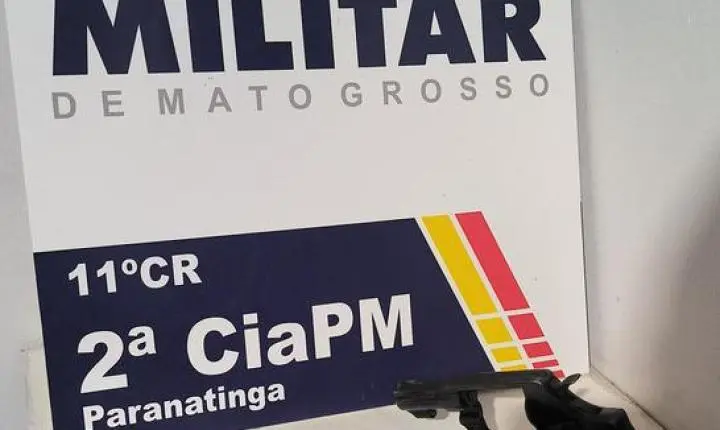 Paranatinga; Pai com problemas psicológicos e a cinco dias usando entorpecentes atira contra o filho no Centro