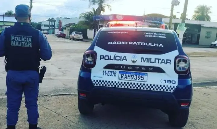 PM de Paranatinga prende duas pessoas neste domingo (13) no bairro Novo Horizonte