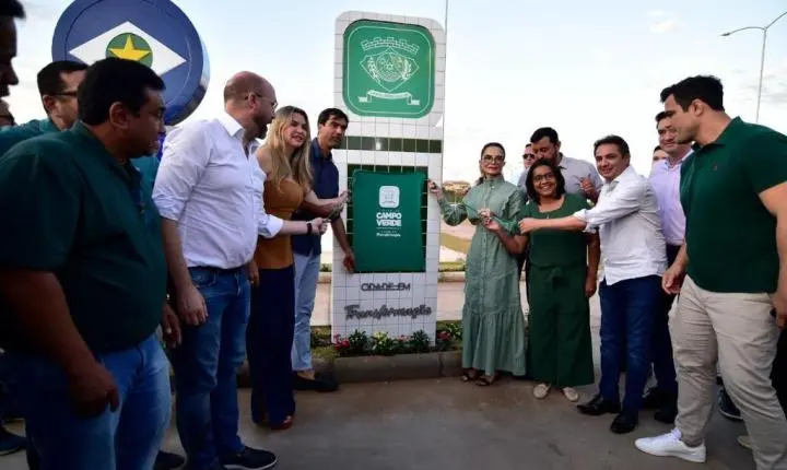 Primeira dama de MT participa de inauguração de creche e entregas de equipamentos para escolas