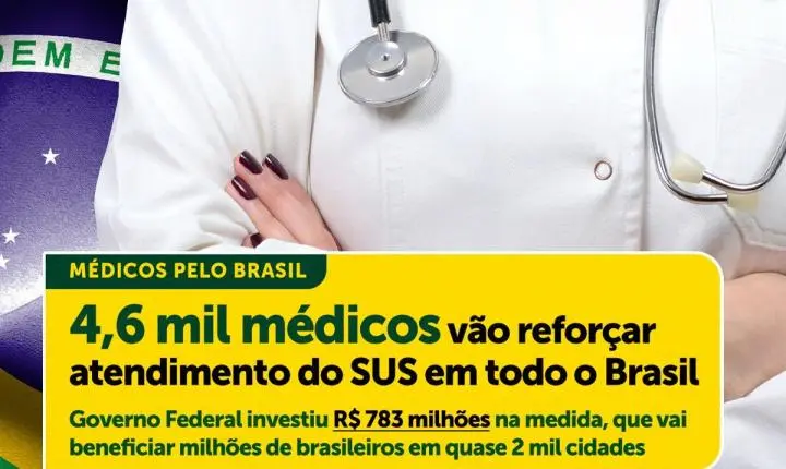 Primeiros profissionais assinam contrato para reforçar atendimento no SUS