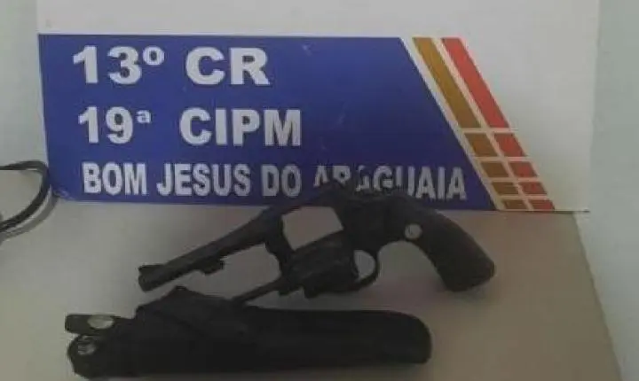 Professora flagra revólver em mochila de criança de 6 anos em Bom Jesus do Araguaia