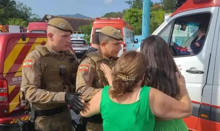 Quatro crianças são mortas após homem invadir creche com machado em Santa Catarina