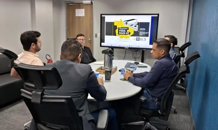 Sesp e Prefeitura de Nova Brasilândia definem implantação de 20 câmeras do Vigia Mais MT no município