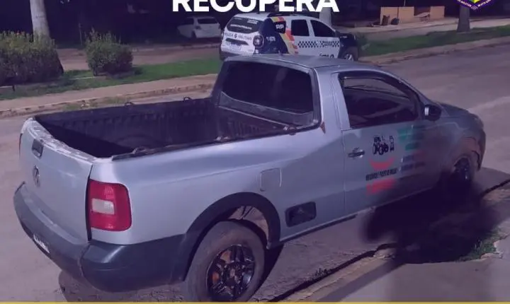 Veículo roubado é recuperado pela PM e autor preso em flagrante em Paranatinga