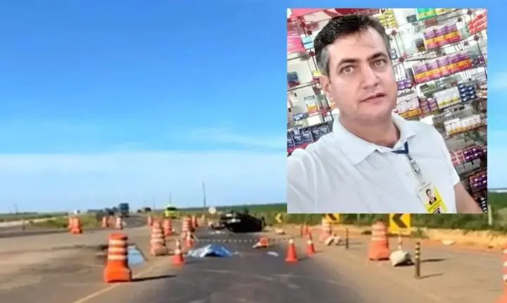 Veja o vídeo; Farmacêutico morre após carro capotar na BR-163 em Lucas do Rio Verde