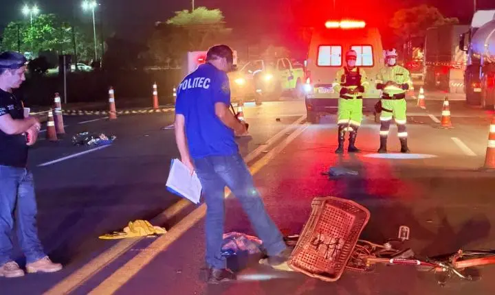 VG; Idoso morre atropelado enquanto andava de bicicleta e motorista foge sem prestar socorro