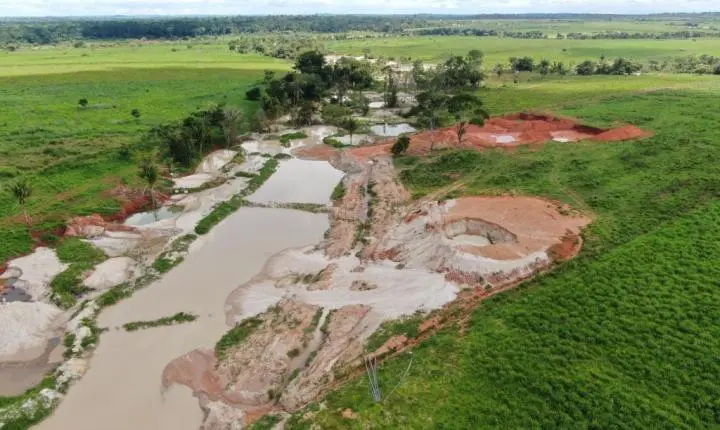 Vídeo; Sema e Bope deflagram operação contra extração ilegal de minérios no Norte de MT